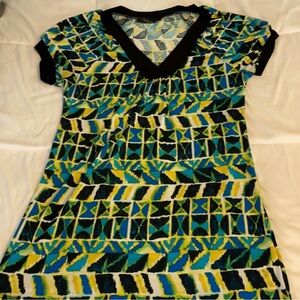 Rachel Rachel Multicolor Patterned Dress